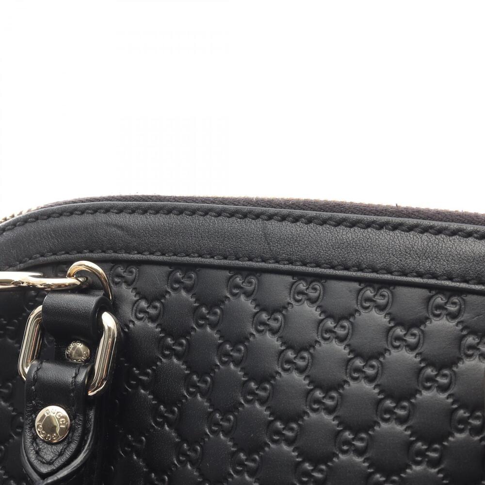 Gucci guccissima Handbag Leather Black - Picture 6 of 7